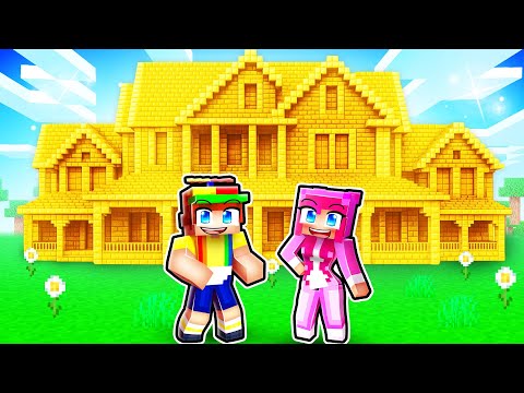 Johnny & Daisy's FIRST HOME in Minecraft!