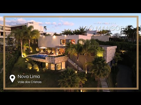 Casa à venda no Vale dos Cristais (Nova Lima) — 4 suítes, 696 m², lazer completo e vista panorâmica