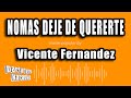Vicente Fernandez - Nomas Deje De Quererte (Versión Karaoke)