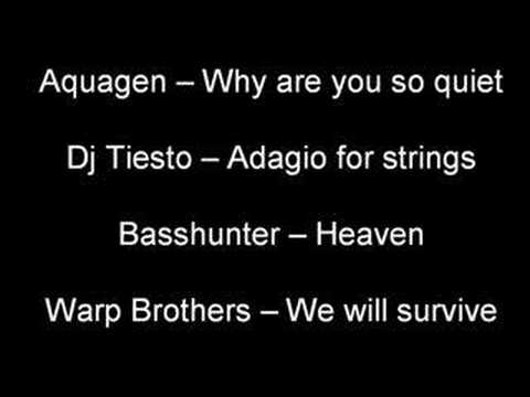 Aquagen, Dj Tiesto, Bass Hunter & Warp Bros Mix