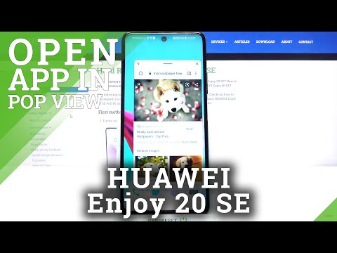 How to Open App in Pop Up View on HUAWEI Enjoy 20 SE – Floating Windows