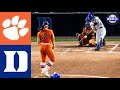 15 Clemson Vs 8 Duke Highlights 2022 College Softball Highlights