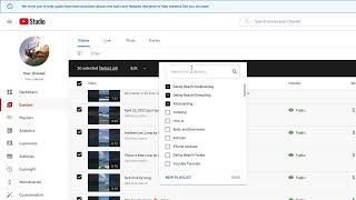How to add multiple videos to multiple playlist in youtube