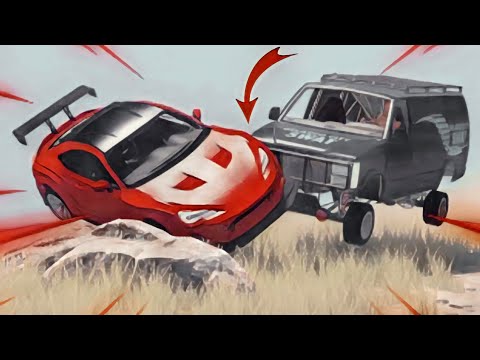 Highway out of control high speed Car Crashes (#49) BeamNG Car Driving