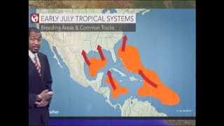 Caribbean Travel Weather  - Tuesday July 4th, 2017