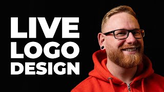 LIVE Logo Design in Illustrator: Real-Time Full Workflow