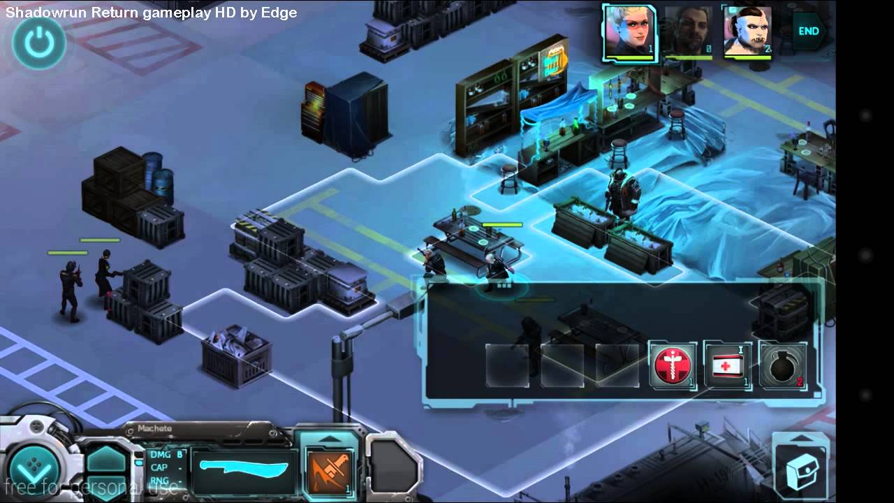 Shadowrun Return gameplay HD Android