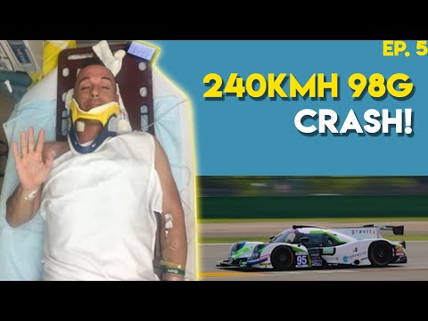 James Winslow - 240Kmh, 98G Crash! Near Death Experience