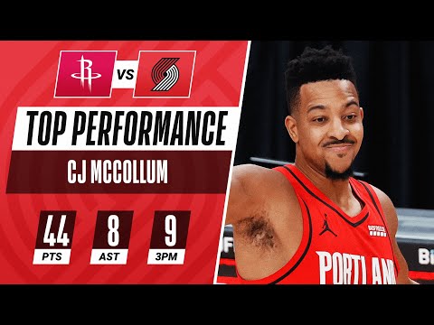 CJ McCollum ERUPTS For 44 PTS & Drains A Career-High 9 3PM To Win An OT Thriller!