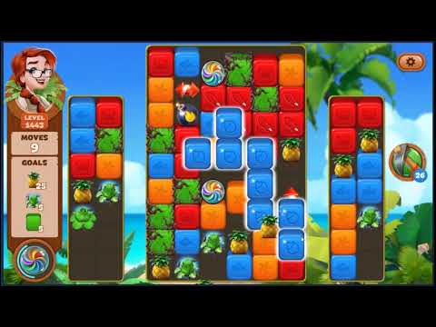 Lost Island Blast Adventure Level 1443 - NO BOOSTERS 🏝️ | SKILLGAMING ✔️