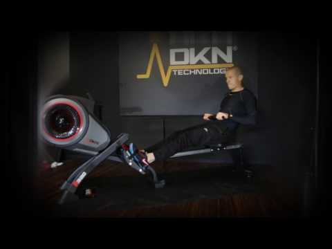 DKN Unisexs R-320 Rowing Machine One Size Black 