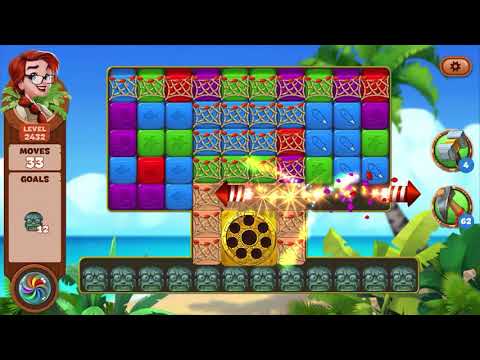 Lost Island Blast Adventure Level 2432 NO BOOSTERS - A S GAMING ✔️