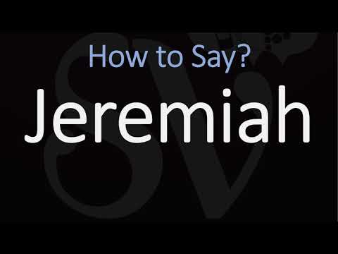 How to Pronounce Jeremiah? (CORRECTLY) Hebrew Prophet Name Pronunciation