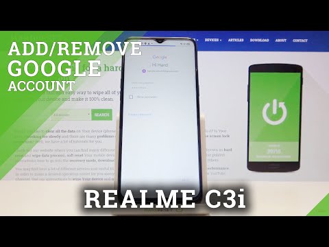 How to Add And Remove Google Account on REALME C3i – Manage Google User