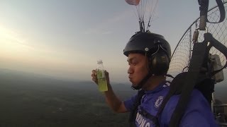 preview picture of video 'Paramotor Thailand พารามอเตอร์ ร่มบิน : Micro trip @Muaklek'