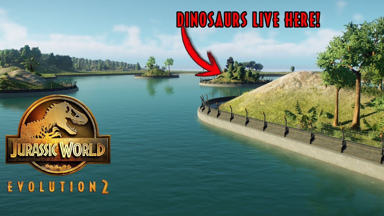 HOW TO BUILD LAGOON ISLAND ENCLOSURES! - Jurassic World Evolution 2 Exhibit Tutorial!