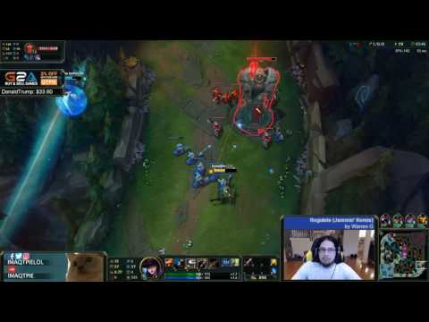 Imaqtpie - Caitlyn Q is Broken (Ez lives on 1 health twice)