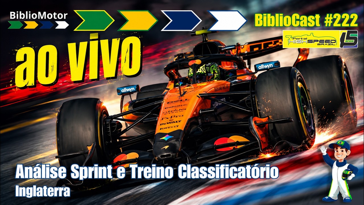F1 - Análise da Corrida Sprint e Treino Classificatório | BIBLIOMOTOR | AO VIVO