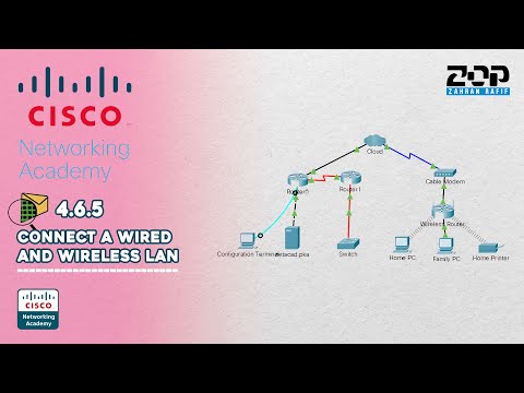4.6.5 Packet Tracer - Connect a Wired and Wireless LAN | Tutorial | Cisco #1