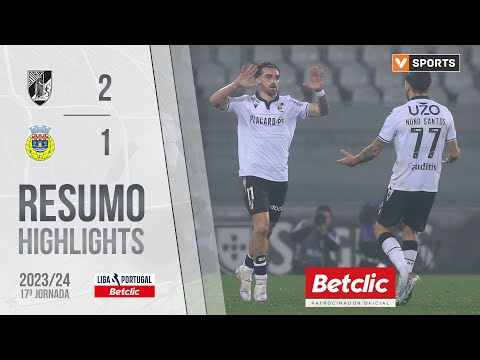 Resumo: Vitória SC 2-1 Arouca (Liga 23/24 #17)