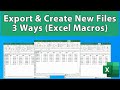 VBA Macro Course 3 Ways To Create New Workbooks Save And Close Them Using A Macro