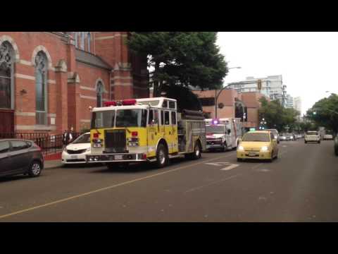 Victoria fire dept. E11, BCAS. On scene, medical.