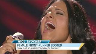 Elimination of Pia Toscano from 'American Idol'