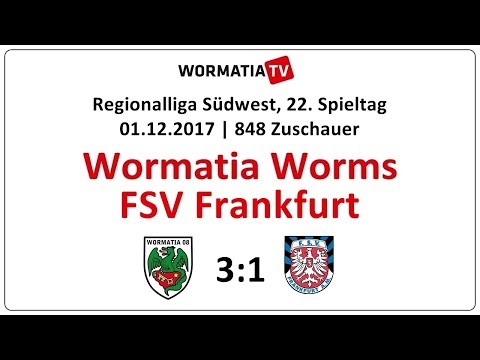 Zusammenfassung Wormatia - FSV Frankfurt 3:1 (01.12.2017)