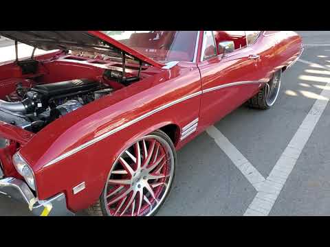 68 buick skylark custom everything ALL RED Chicago style! Staggered gang🤘