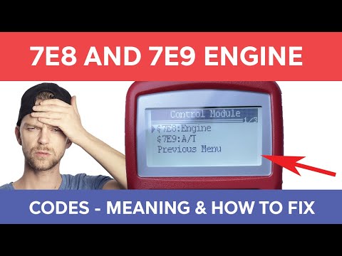 7E8 and 7E9 Engine Codes Meaning, Causes, Symptoms, and Fixes