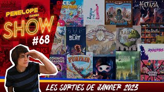 [ PENELOPE SHOW #68 ]  - Les sorties du mois de Janvier 2023 ! et Bonne Année bien sur :)