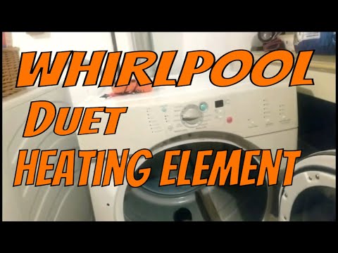 Whirlpool Dryer Not Heating .. Duet Heating Element Replacement (Link to Manual in Description)