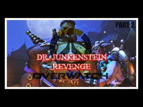 JUNKENSTEIN'S REVENGE! - Overwatch Halloween Terror  (New Skins & Brawl Gameplay) ( PART 2 )