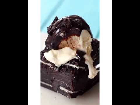 chocolate Oreo brownie bar recipe😋🥧