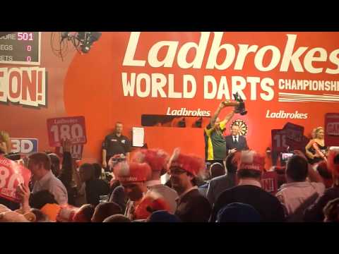PDC World Darts Final 2012 Alexandra Palace - Adrian Lewis v Andy Hamilton Walk Ons 7-3