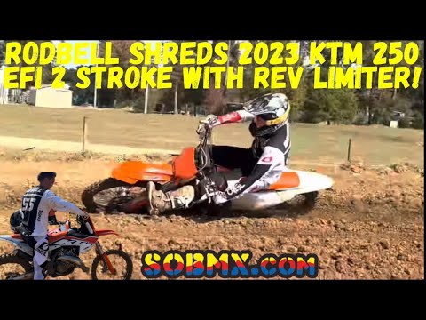 Justin Rodbell WIDE OPEN on 2023 KTM 250 2 Stroke