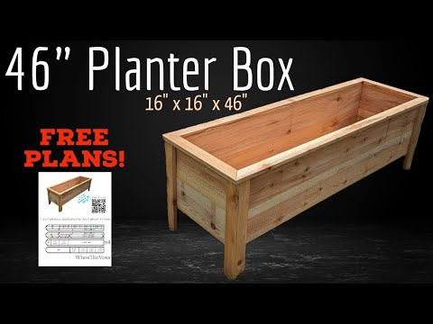 $22 Planter Box.  FREE PLANS!