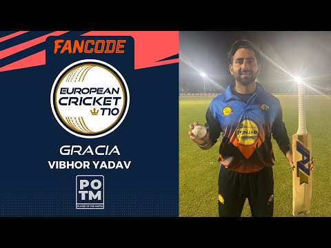 POTM: V.Yadav - CW, Final - CTL vs GRA | Highlights | FanCode ECT10 Spain, 2022 Day 8 | ECT22.094