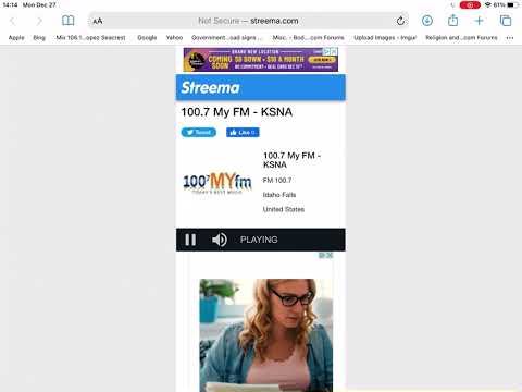 100.7 my fm KSNA Fm Airchecks Falls, Idaho