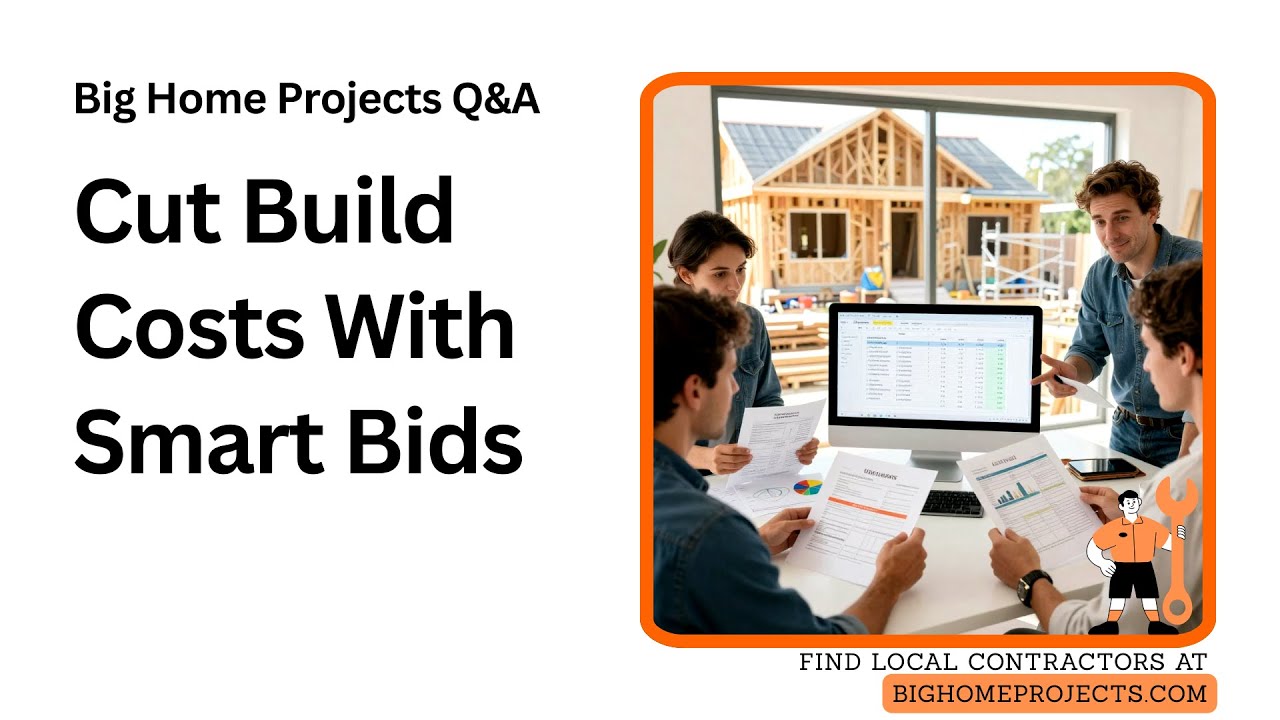 Budget Home Build Multi Bid Scope Checklist Guide