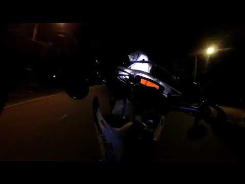 September night riding with Husqvarna TE 125 | RAW 2 STROKE (No Music)