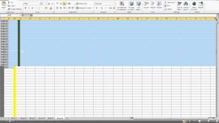 How to Fix Excel2010 Large File Size/Scrollbar Issues by deleting unnecessary rows/columns