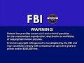 FBI Warning Screen 2000s