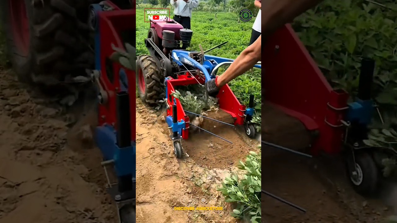 Groundnut Harvesting Powder Tiller Machine Attachment