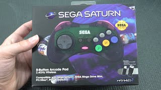 Retro-Bit Sega Saturn Retro & Multi Platform Wireless Solution !