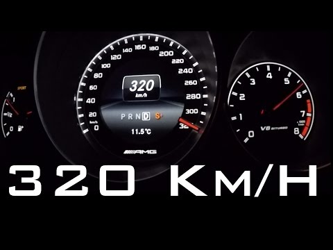 Mercedes CLS 63 AMG 700 HP - Top Speed Accelerations / 0-100 / 0-200 / 0-300 / Onboard Autobahn