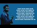 The Weeknd - Repeat After Me lyrics