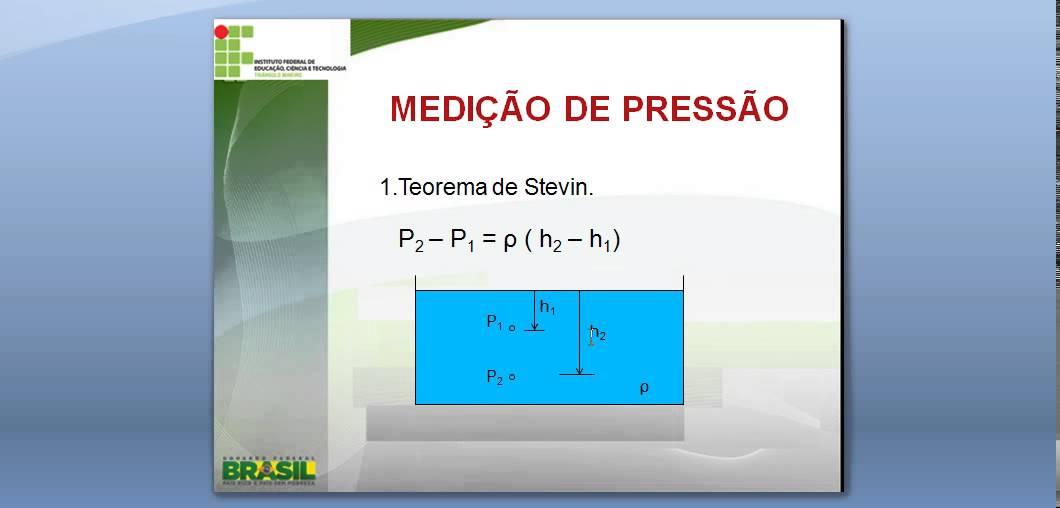 Instrumentação aula 05 medição de pressao
