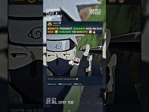 KAKASHI vs BORUTO...🤯🔥