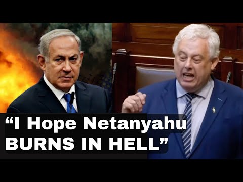 I Hope Netanyahu Burns in HELL!! - Irish MP Thomas Gould’s speech on Gaza | Israel-Palestine